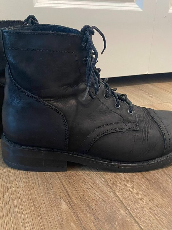 Thursday Boot Company Men\'s Captain Boots - Matte Black - Size 12 main image 8